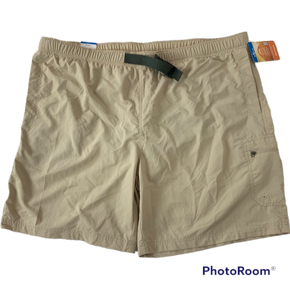 NWT Columbia Palmerston peak nylon khaki shorts